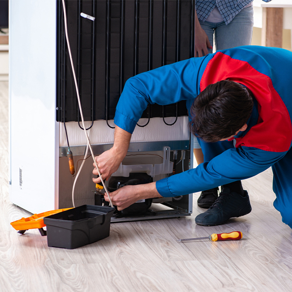 how much do you charge for refrigerator repair services in Mc Clelland